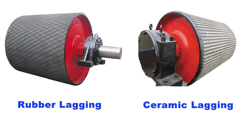 Rubber Lagging Pulley for Belt Conveyor Machinery