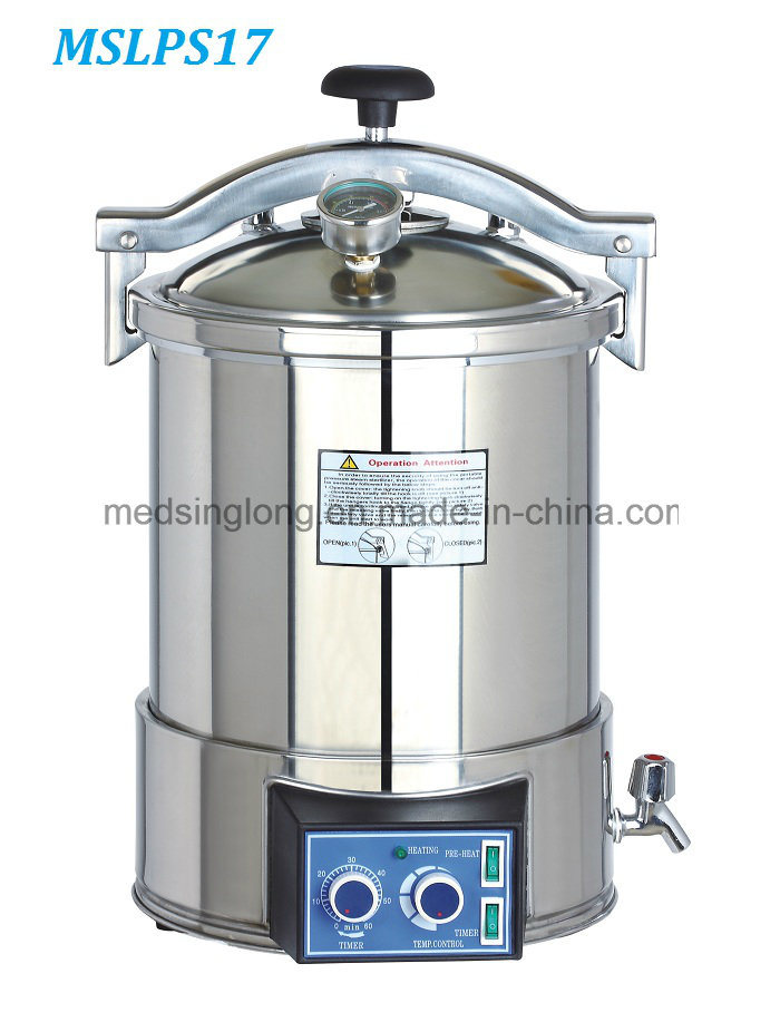 Medical Sterilization Equipments Portable Pressure Steam Autoclave Sterilizer Price Electric or LPG Heated