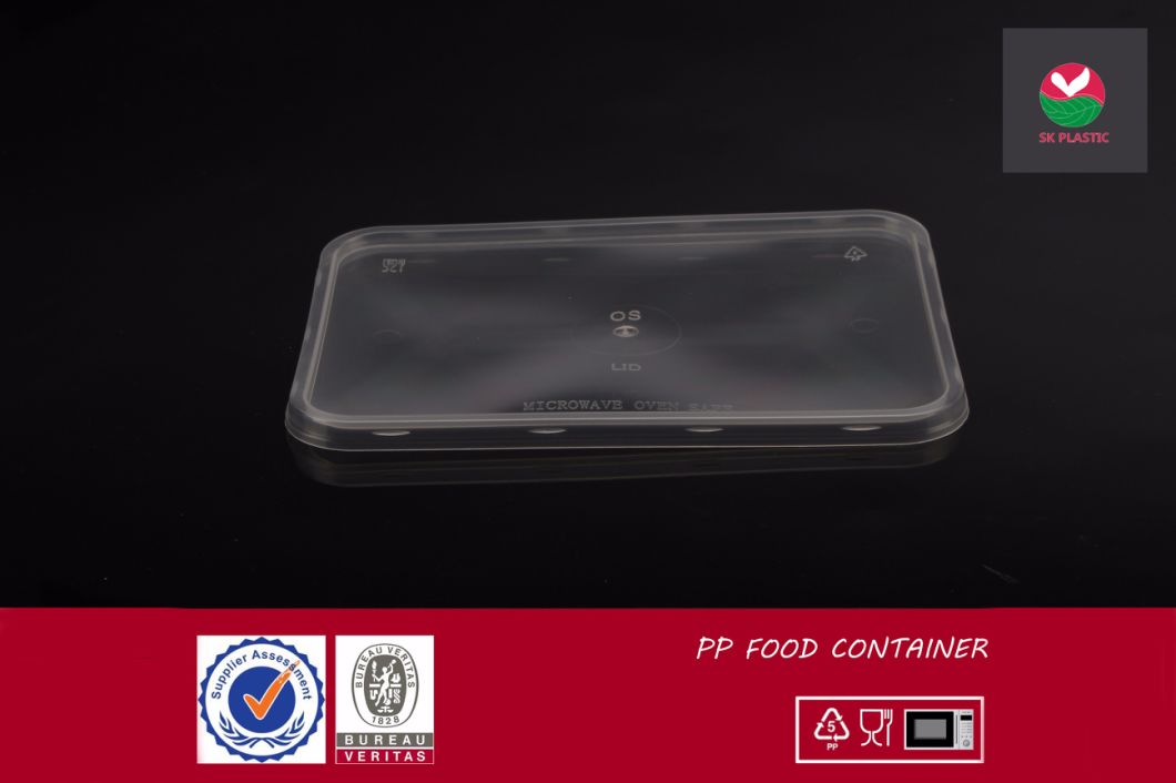 BPA Free Brc Pass High Quality Takeaway Microwave Clear Plastic Kitchen Food Storage Containers with Lids