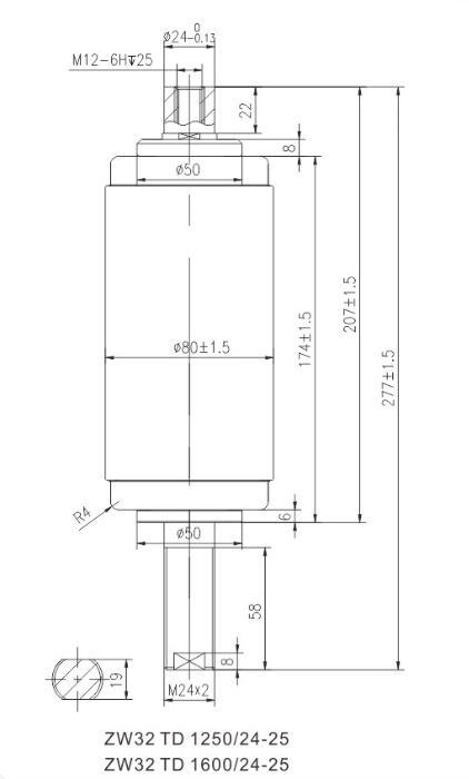 Zw32 Vacuum Interrupter for Indoor Circuit Breaker (603B)