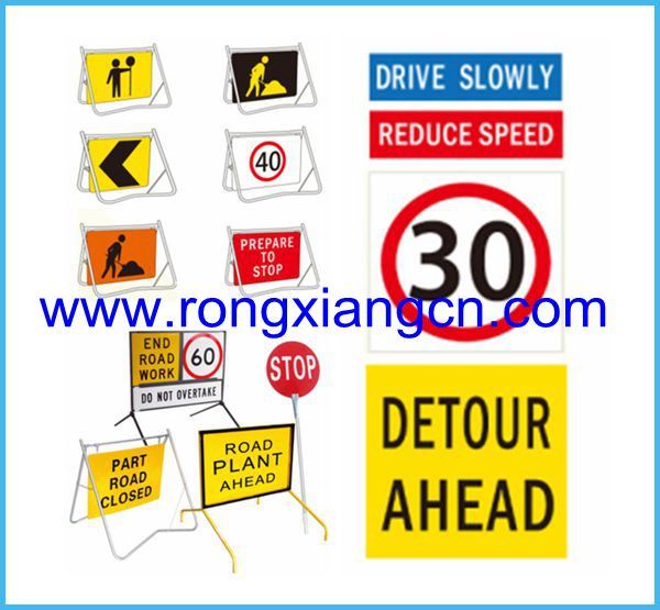 Roadway Safety Swing Stand Frame Sign