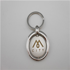 Irregular Animal Shape Key Ring with Eagle Image (GZHY-KA-027)