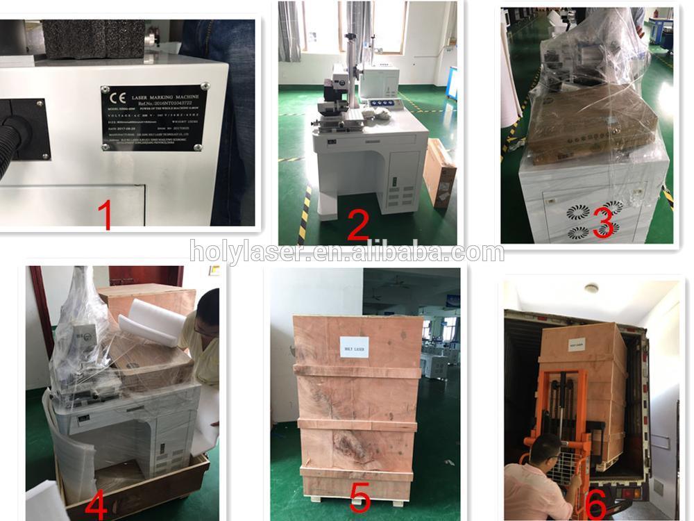 Fiber Laser Marking Machine for PVC/ Plastic/ Stainless Steel/ Silicon