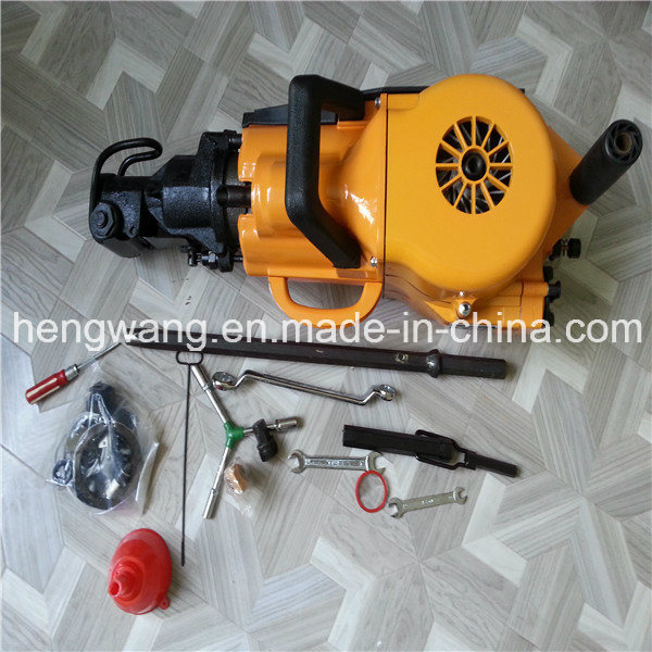 Yn27c Petrol Powered Hand Held Rock Drill, Gasoline Hammer Drill