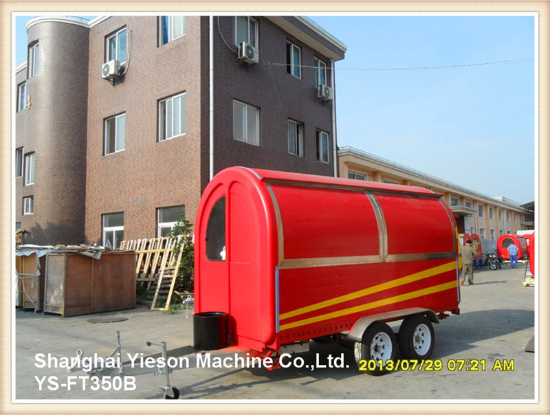 Ys-FT350b Multifunction Food Van Shop Fast Food Trailer