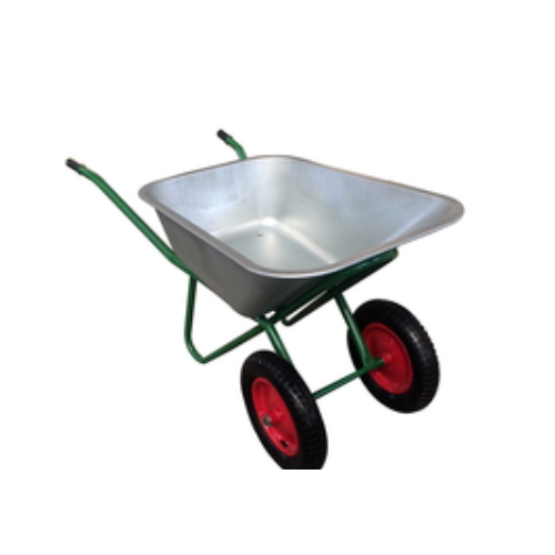 Heavy Duty Hurl Barrow Double Wheel Barrow