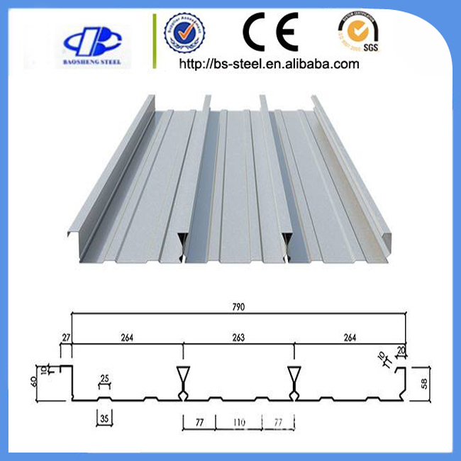 Structure Corrugated Galvanized Steel Floor Decking Sheet