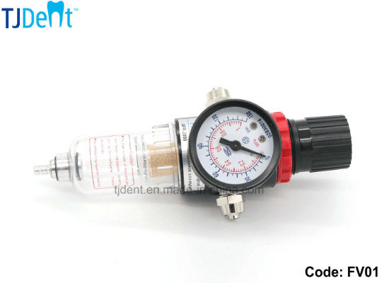 Dental Accessory Pressure Reducing Spare Part Air Filter Gauge Valve