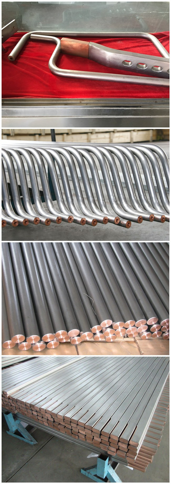High Quality Titanium Clad Copper Bar for Water Electrolysis Flat Rectangular Square Rod Hex