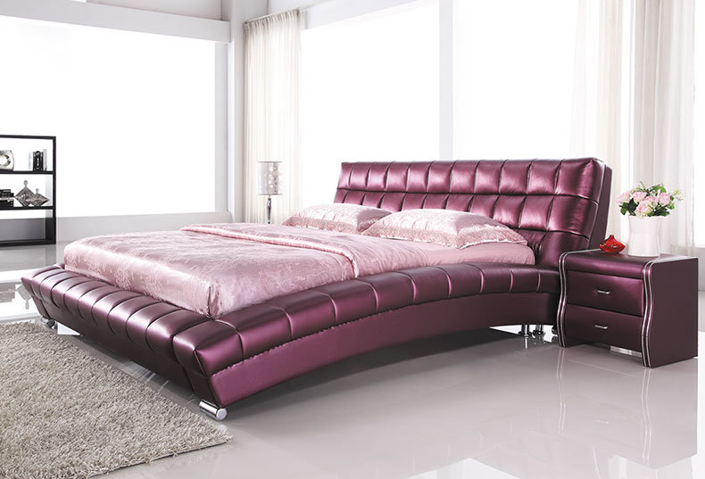 A910 New Design Single Leather Bed