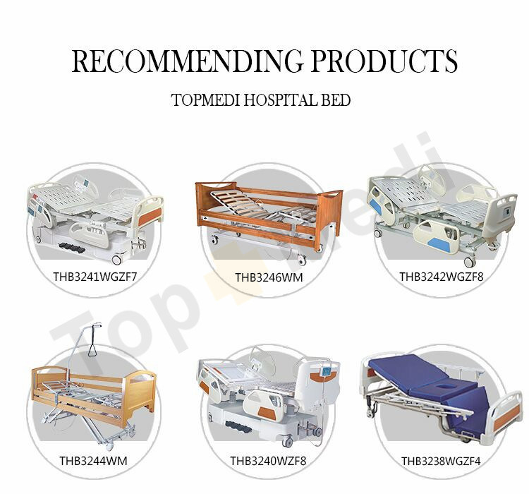 2018 Trending Product Hospital Furniture Manual Home Care Hospital Bed for Patient