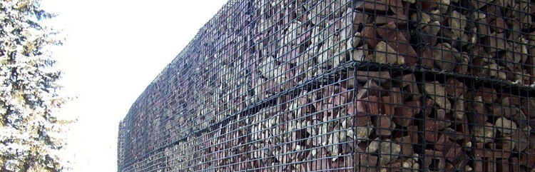 Gabion Rectangular Wire Mesh Box PVC Sleeve