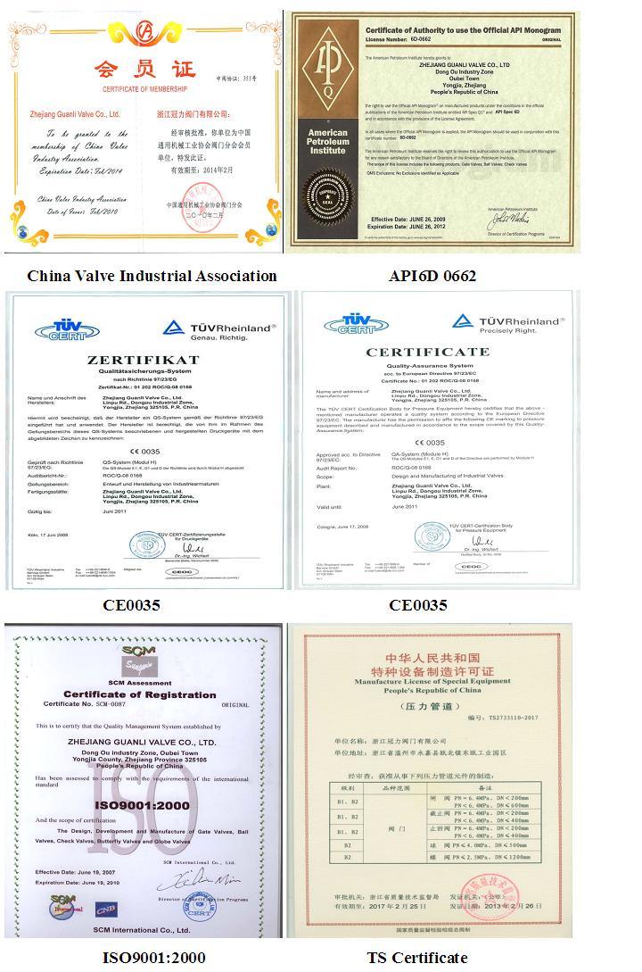 Weld Swing Check Valve with CE ISO API Certificates