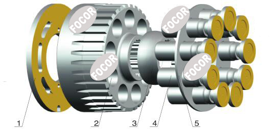 Hitachi Ex60-2/3 Excavator Accessories Cylinder Block etc