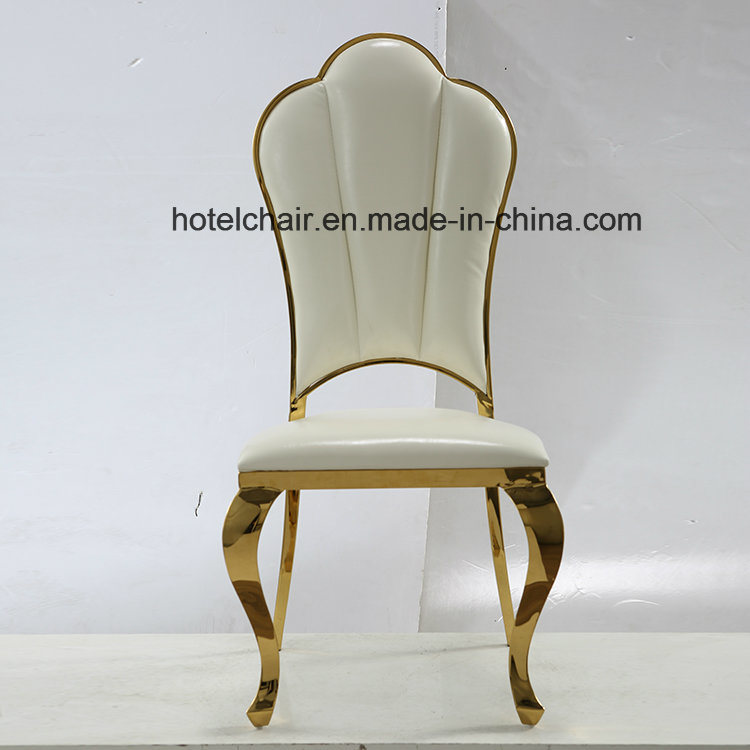 Modern European Style Gold Stainless Steel Dining Chair (LH-603Y)