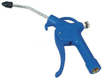 High Volume Blow Gun with Noise Reduction Nozzle Plastic Body