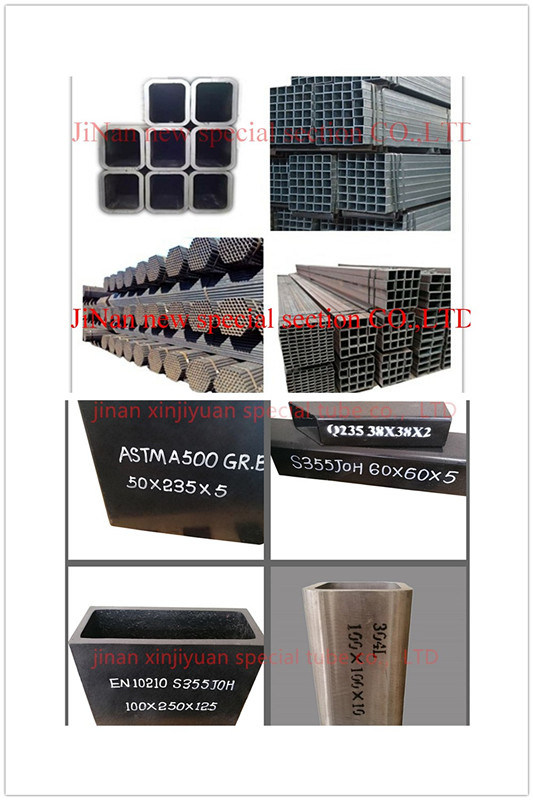 China Manufacture Factory Sharp Corner Square/Rectangular /Pre-Galvanized /Seamless Steel Tube for Construction