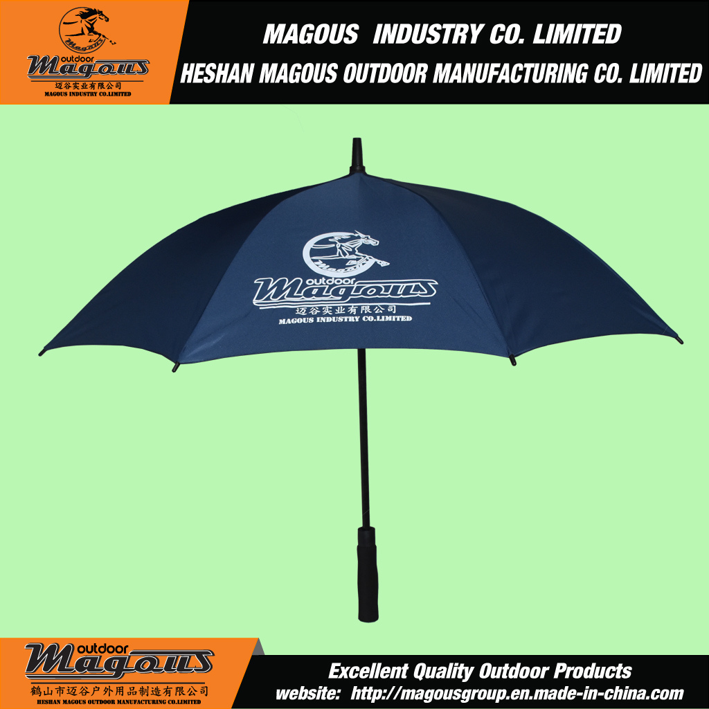 Straight Full Fiberglass Rain Umbrella