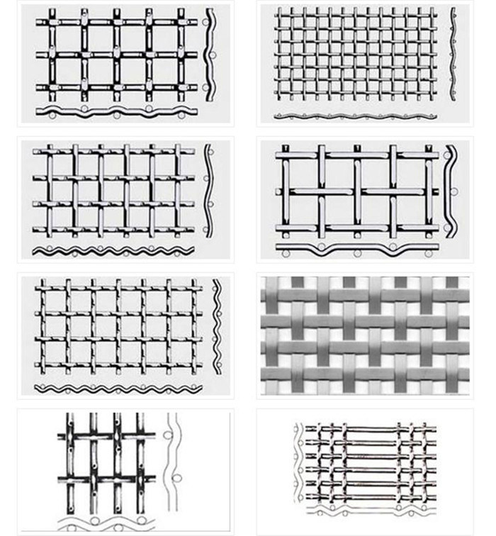 Hot-DIP Galvanized Crimped Wire Screen Mesh