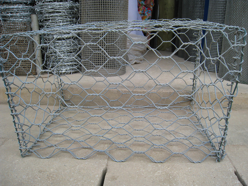 PVC Coated Galfan Wire Gabion/Gabion Retaining Wall /Gabion Box