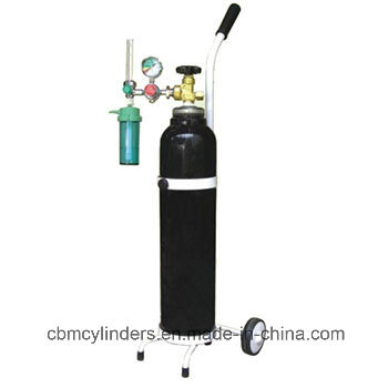 Hospital Aluminum Carts for Oxygen Cylinders