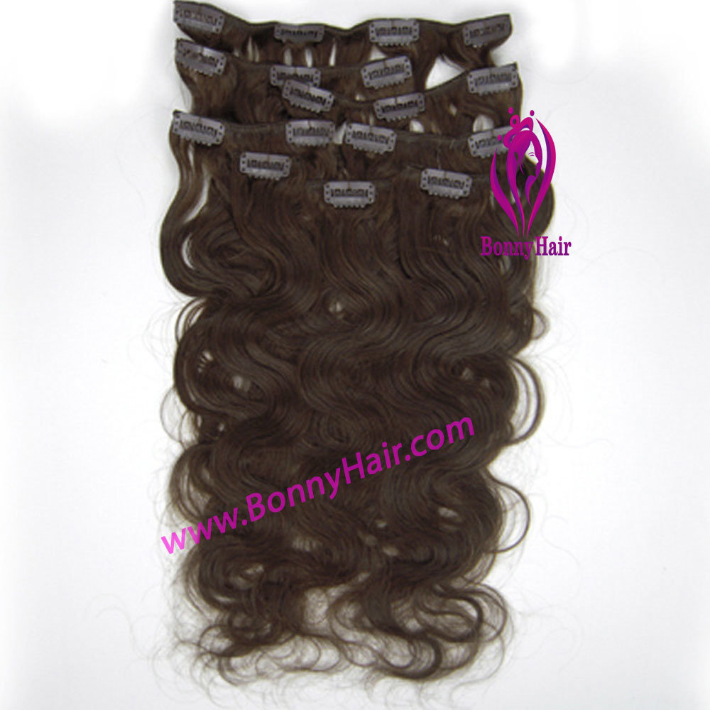 Clip on Hair Extension Brazilian Human Remy Hair Extension Discount Price