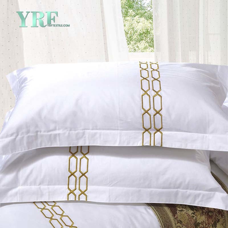 Yrf Cheap 100% Polyester Decorative Hotel Bed Runner Hotel Pillow Case