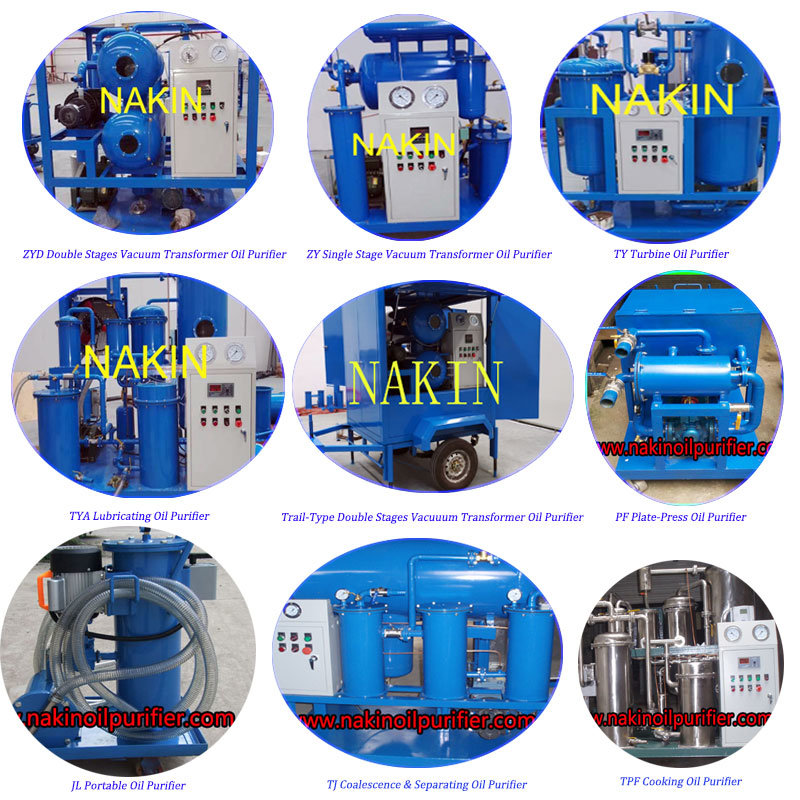 Used Motor Oil Cleaning Recycling Machine Vacuum Oil Distillation Unit