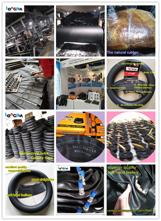 ISO9001 and DOT Certificated Butyl Rubber Motorcycle Inner Tube (5.00-12)