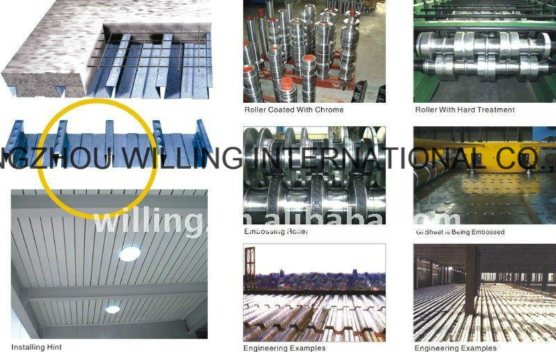 Glazed Roofing Sheet Roll Forming Machinery for Metal Corrugated Roof Panel