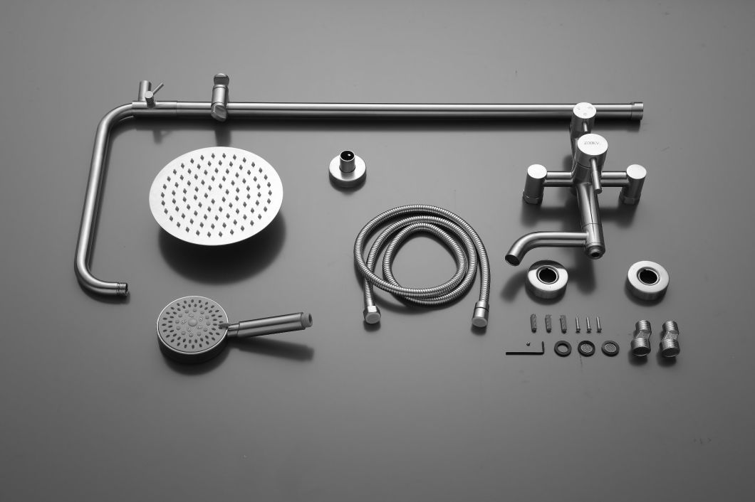 Triple Function Concealed Bath Shower Mixer in Wall Shower Faucet