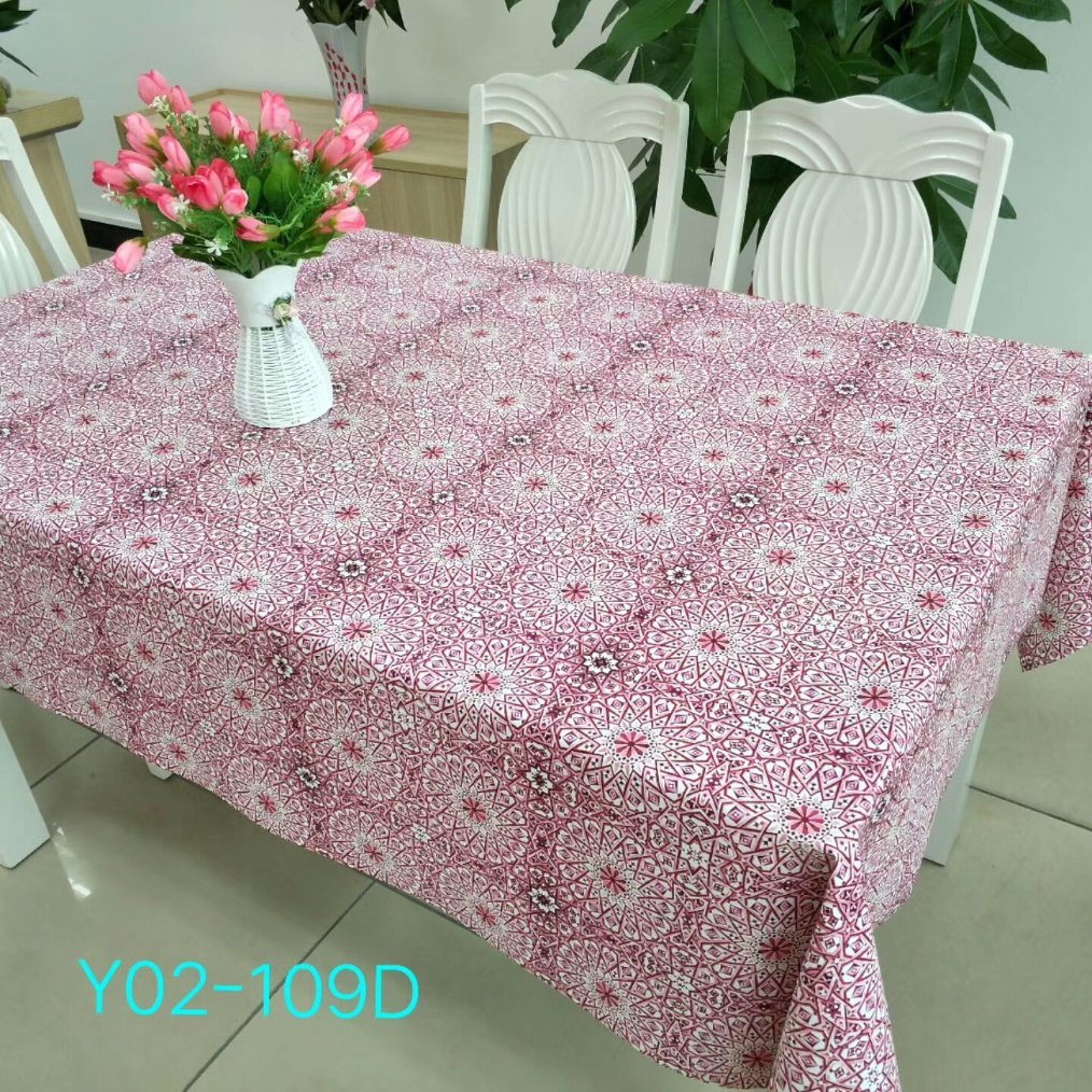 PVC Wipe Clean Dining Oil Proof Table Linens