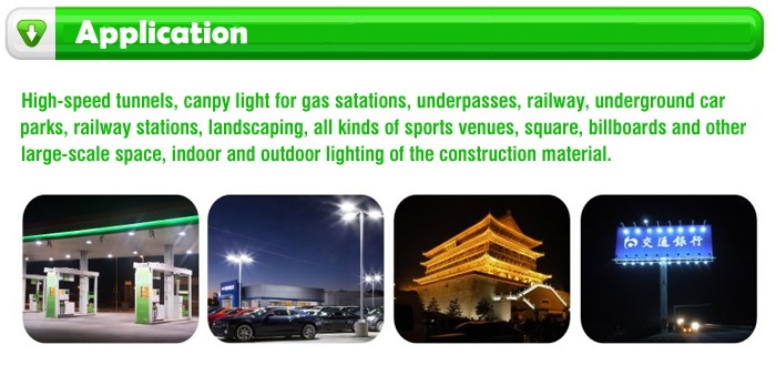 130lm/W Waterproof 50W/100W/150W/200W/300W/400W/500W/250W LED Floodlight for Stadium/ Tennis Court Lighting