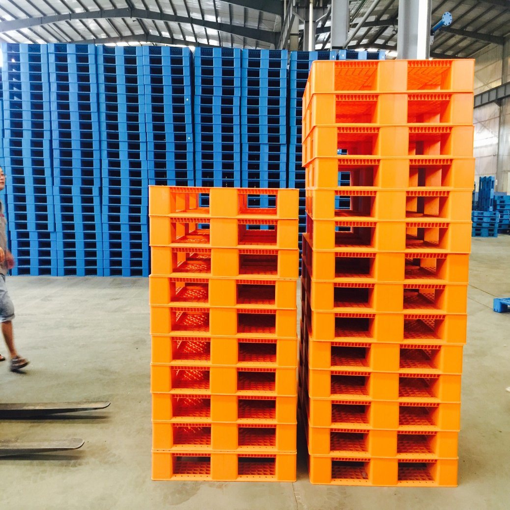 Manufacturer HDPE Steel Reinforced /Durable Double Face /Plastic Pallet