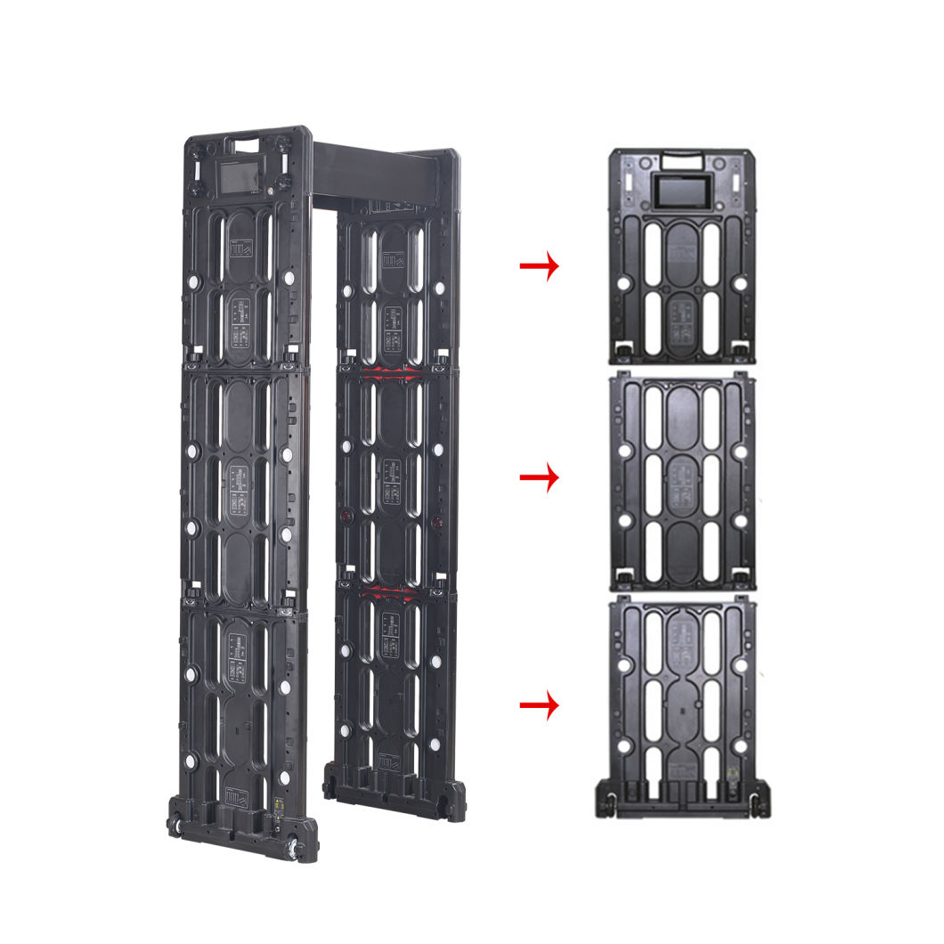 Portable Walk Through Metal Detector 24 Sensitivity Detect Zones