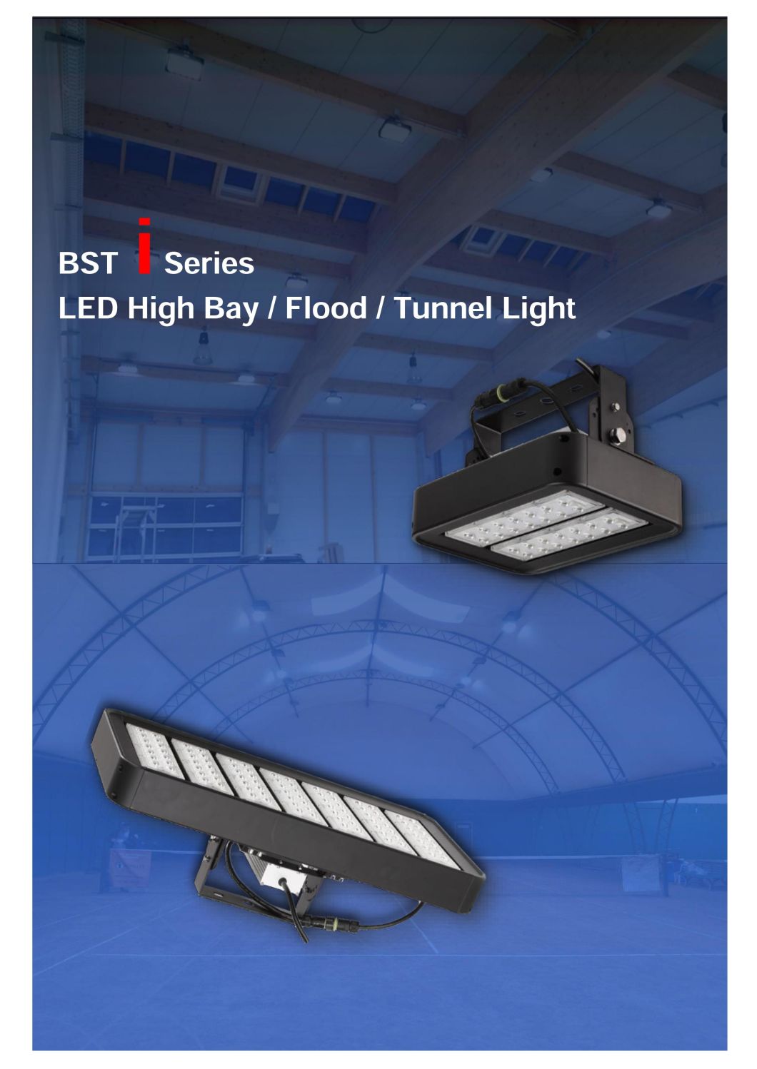 200W LED High Bay Light and Flood Tunnel Light White
