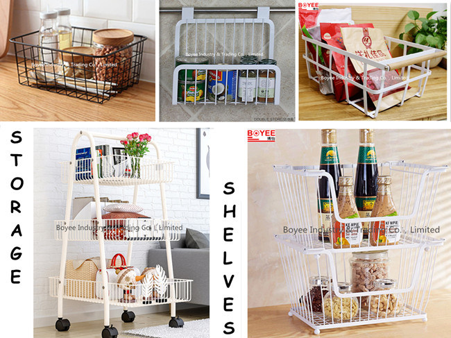 Stackable Household Wire Storage Basket for Holding