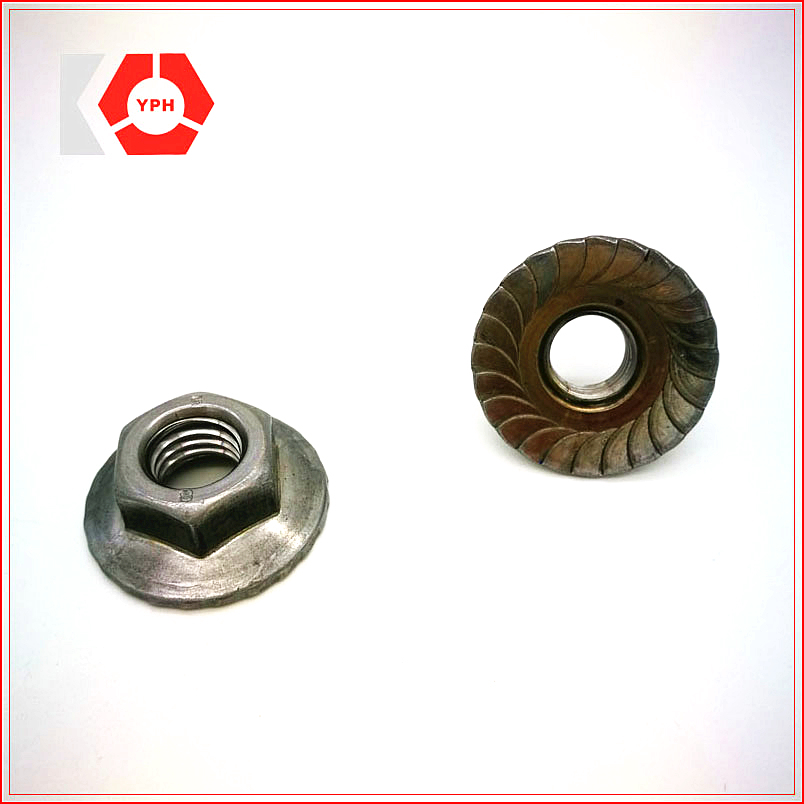 China Made DIN 6923 Hex Flange Nut with Factory Price Good Quality