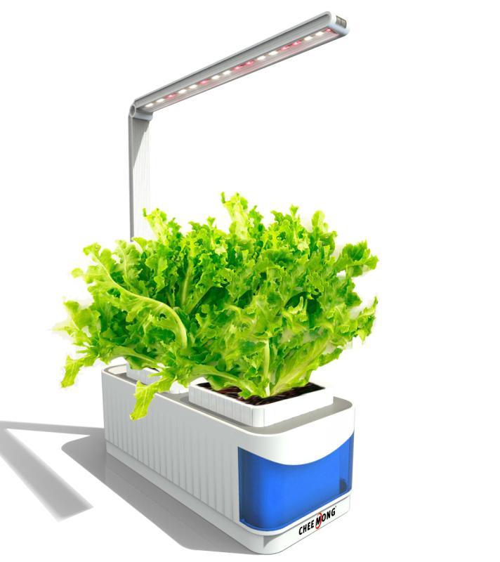 Colorful Hydroponic Growing System Smart Garden Plant Desk LED Grow Light