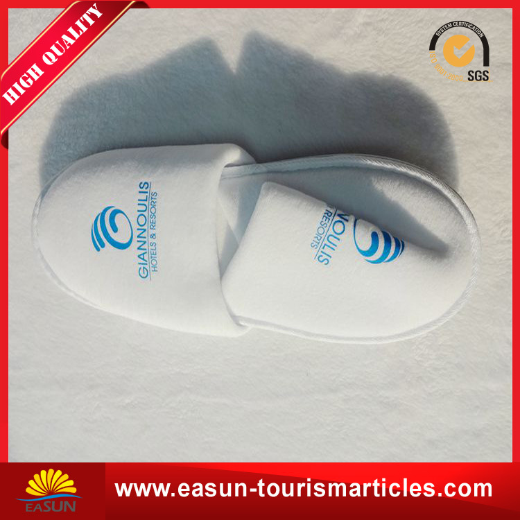 Best Price Custom Embroidery Logo Hotel Slippers