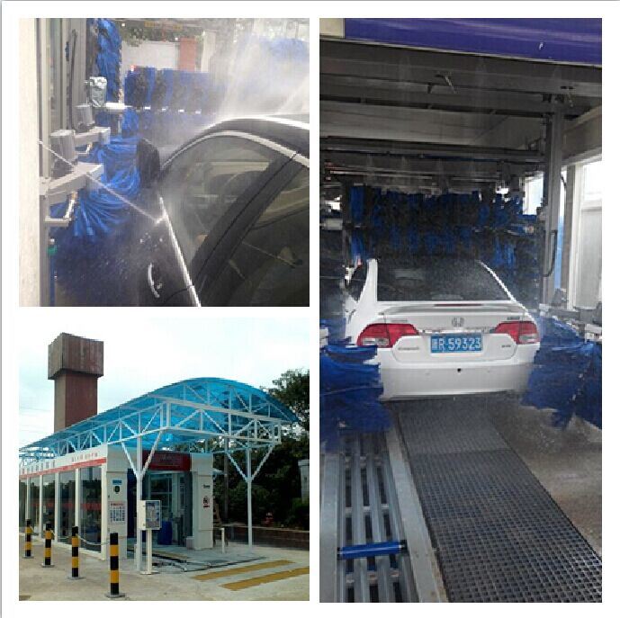 Automatic Car Wash Equipment Tunnel Car Washing