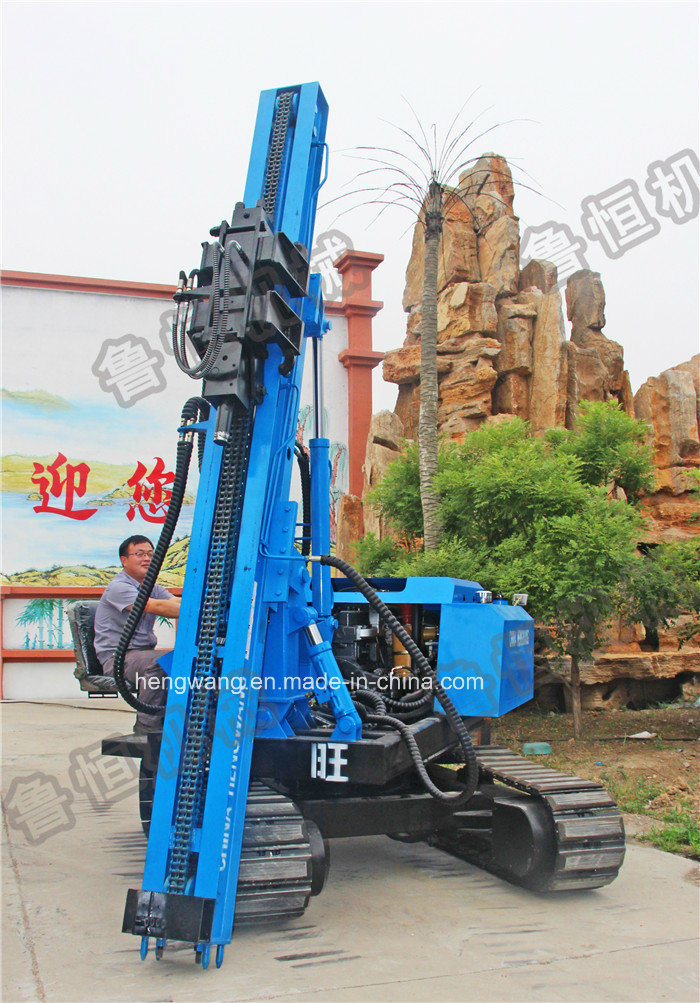 Crawler Type Guardrail Post Pile Driver/Hydraulic Piling Machine/Screw Driving Pile