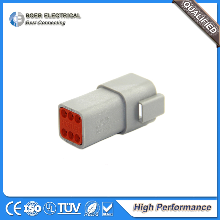 Auto Deutsch 6 Pin Dt Series Connector Dt04-6p