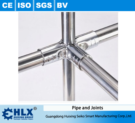 Work Table Stainless Steel Pipe with Connectors Hlx-PP010