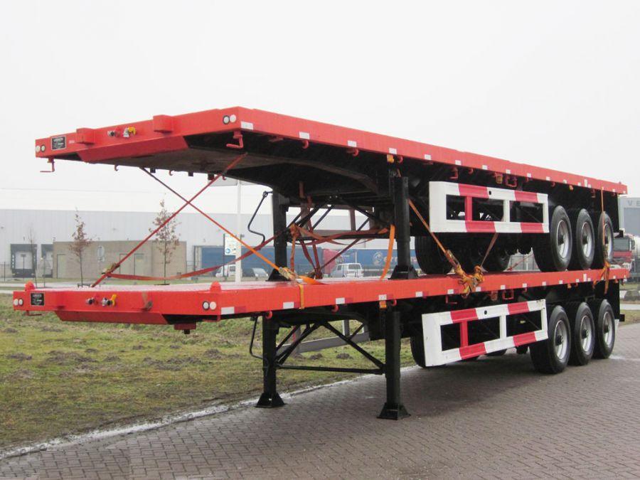 Tri-Axle 40FT 45FT Container Semi Trailer for Sale