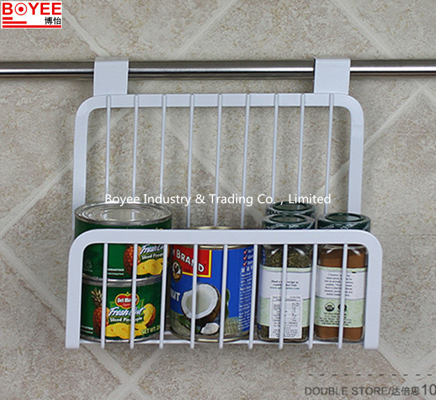 Home Door Hang Storage Metal Wire Rack Basket