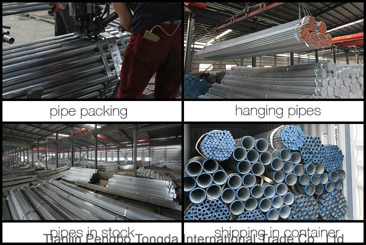 ASTM A106 Gr. B Galvanized Seamless Steel Pipe