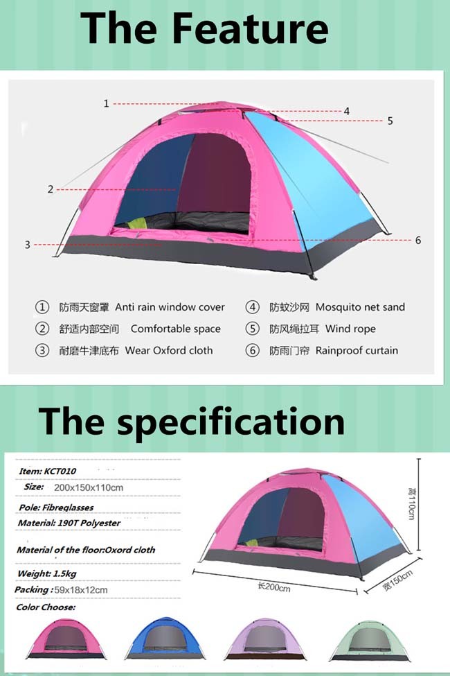 Camping Wide-Open Space Beach Tent Camp Tent