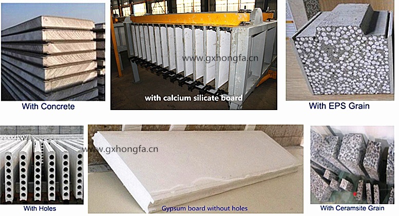 EPS Cement Sandwich Panel Production Line/Lightweight Concrete Wall Panel Forming Machine/Gypsum Board Production Line