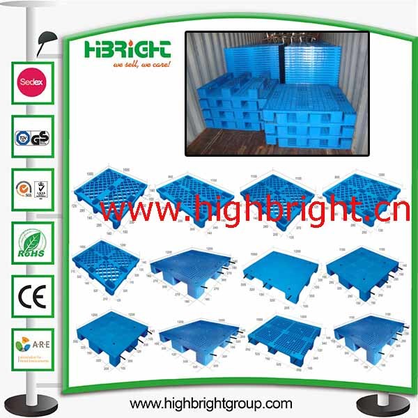 Reinforced Heavy Duty HDPE Euro Pallet with Steel Tube